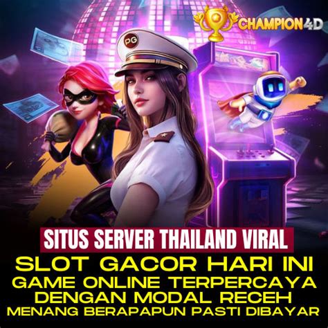 Champion4D Situs Judi SLOT ONLINE laɡi SLOT Server LUAR .